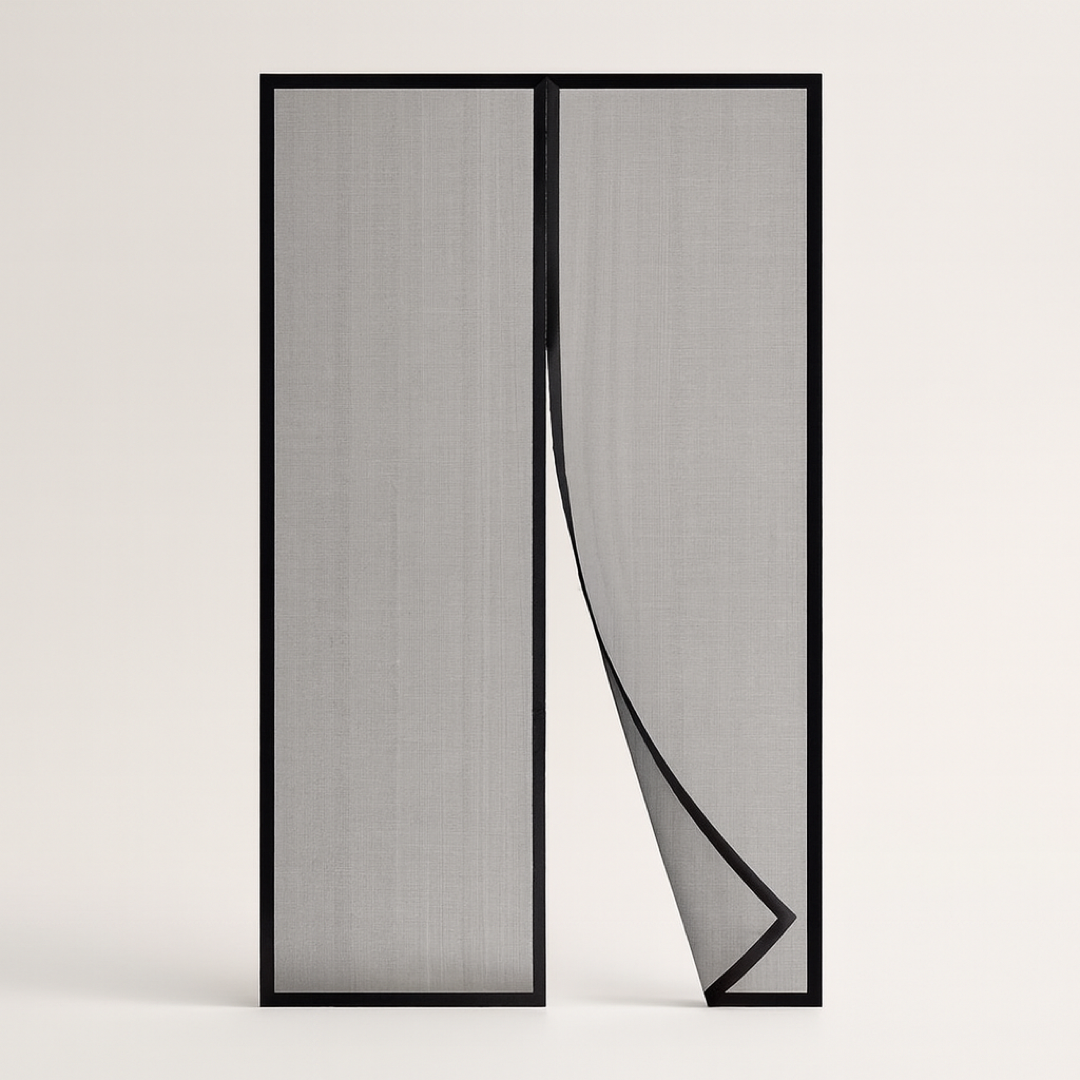 Hands-Free Magnetic Screen Door for Bug-Free Air