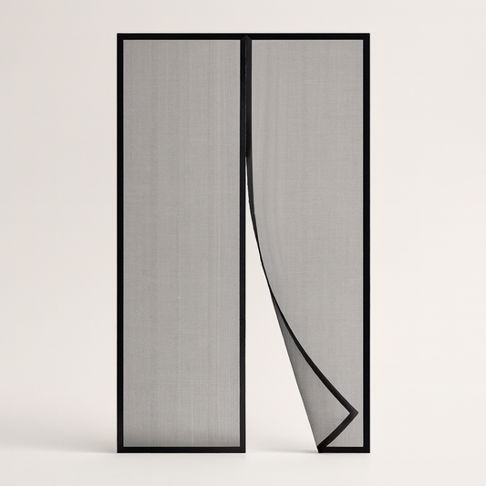 Hands-Free Magnetic Screen Door for Bug-Free Air