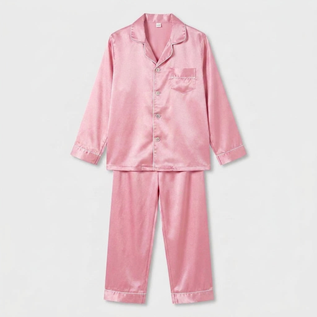 Kids Button-Up Pajamas for Cozy Nights