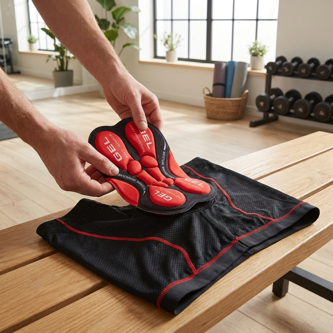 Gel-Cushioned Cycling Briefs for Smoother Rides