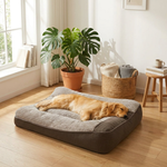 Large Supportive Dog Bed with Washable Cover