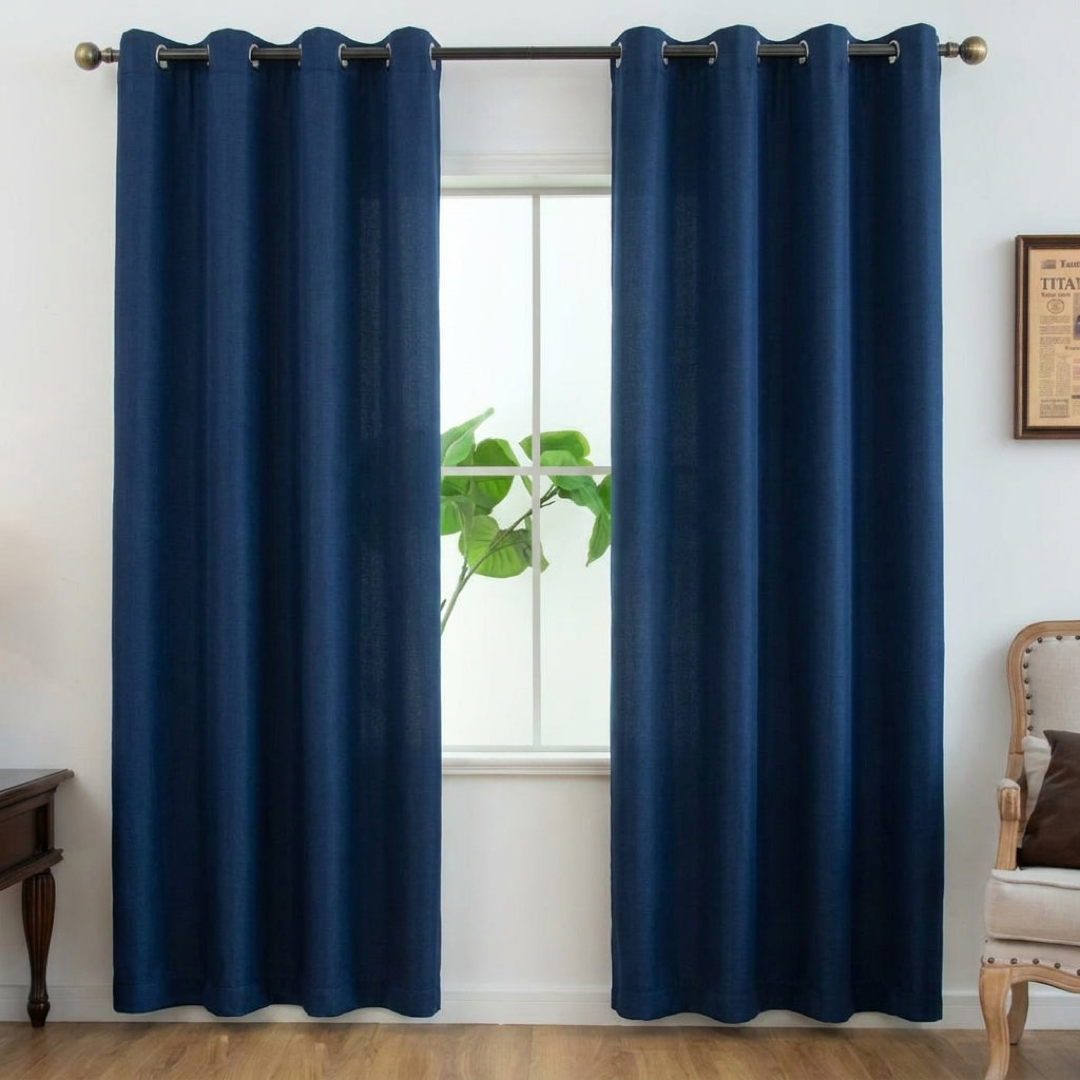 Coated Blackout Curtains for Restful Rooms