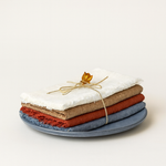 Frayed Cotton Napkin Set for Cozy Tables