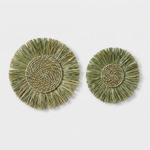 Moroccan Straw Wall Art for Natural Warmth