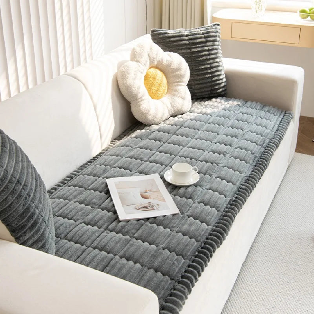 Quilted Flannel Sofa Pad for Cozy Protection