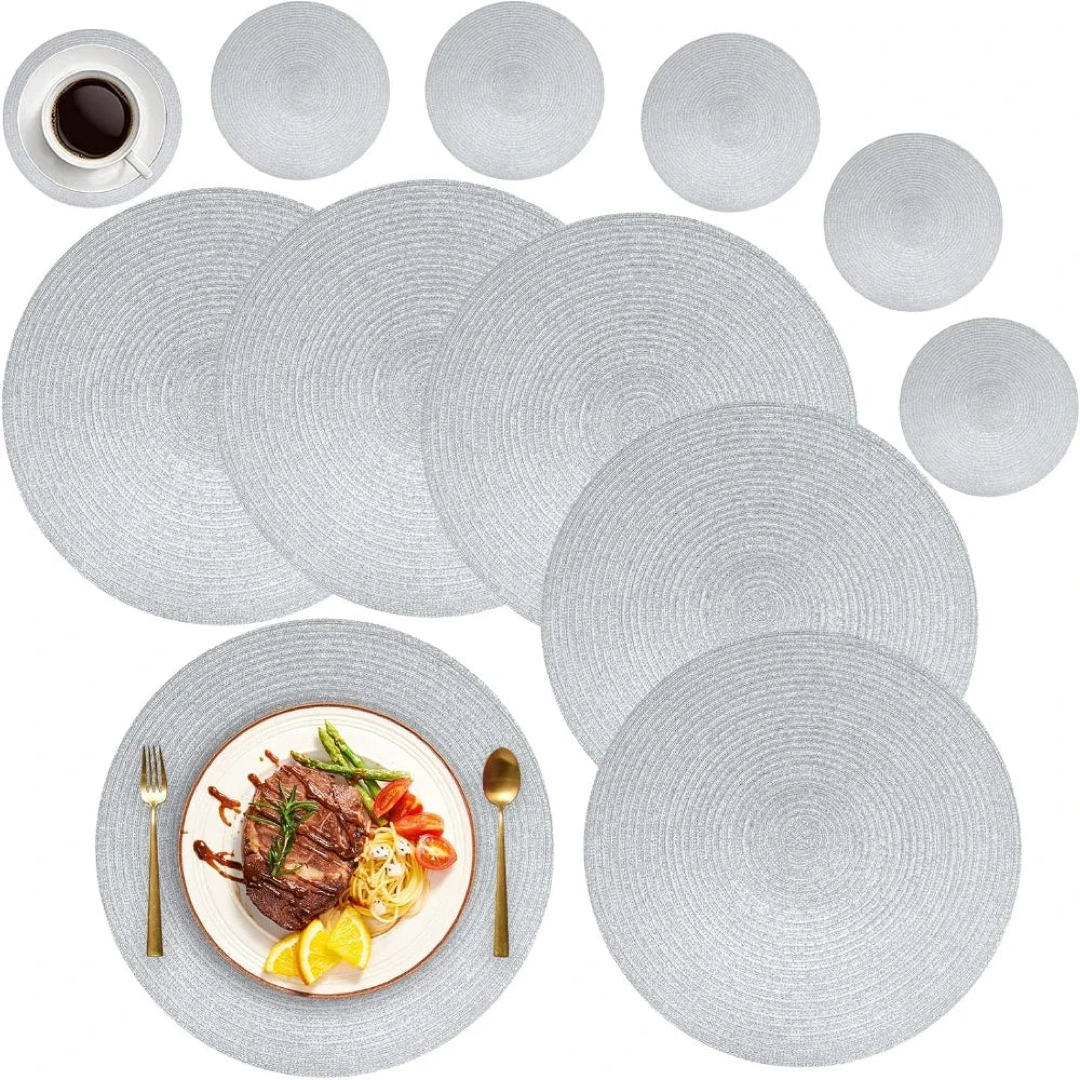 Ramie Table Mats for Heat and Spill Protection