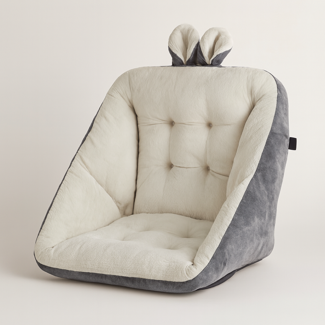 Contoured Memory Foam Seat Cushion for Long Sitting
