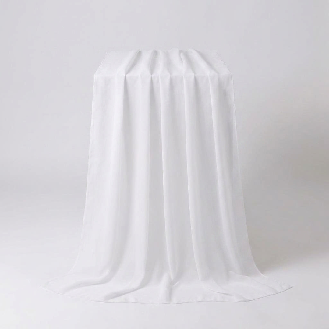 Sheer Chiffon Table Runner for Effortless Elegance