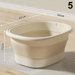Foldaway Foot Soaking Tub With Massage Rollers