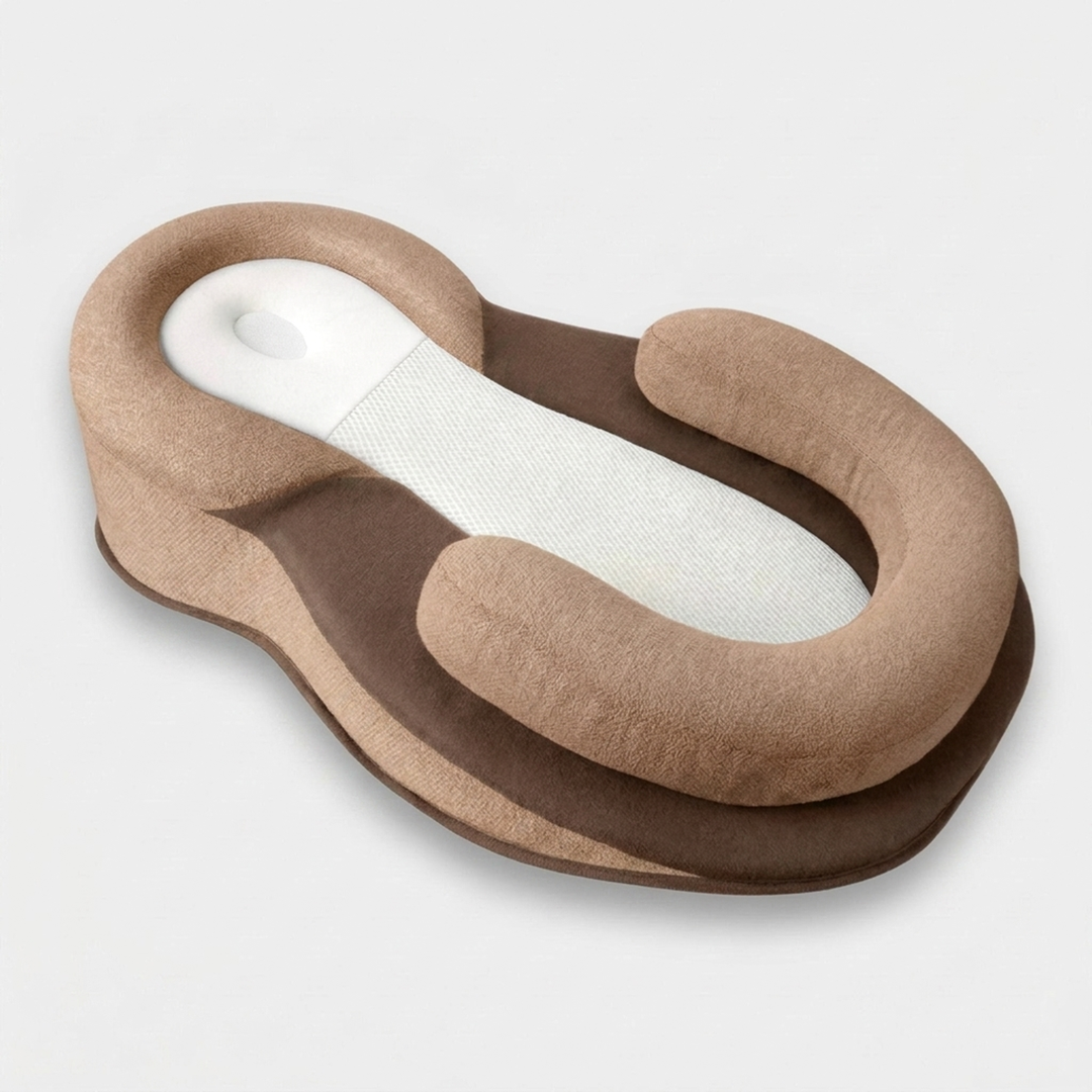 Contoured Baby Pillow For Gentle Head Support