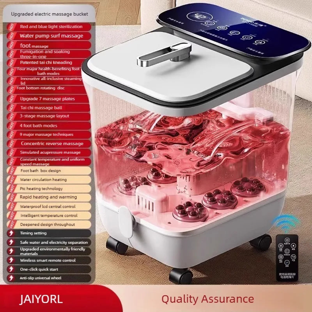 Collapsible Heated Foot Spa for Effortless Relief