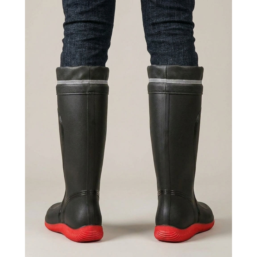 Men's Drawstring Rain Boots for All-Day Comfort