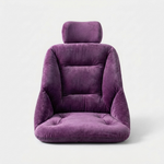 Contoured Memory Foam Seat Cushion with Velvet Cover