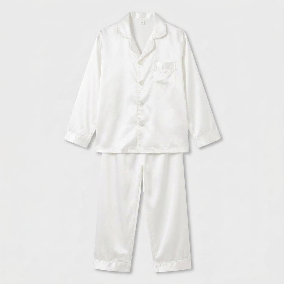 Kids Button-Up Pajamas for Cozy Nights