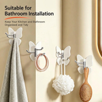 Butterfly Wall Hook for Flexible Corner Storage