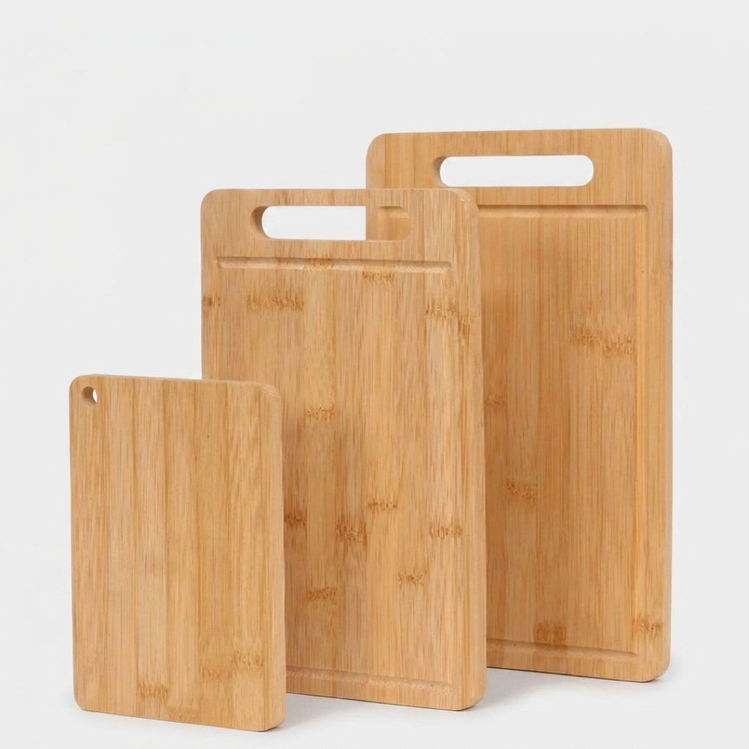 Reversible Bamboo Cutting Board for Hygienic Prep