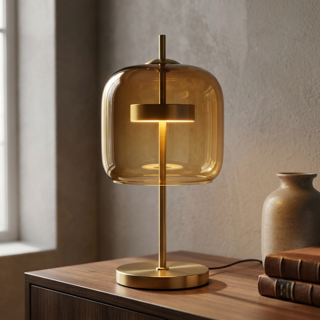 Sculptural Dome Lamp for Soft, Even Light