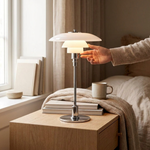 Geometric Wire Table Lamp for Cozy Ambience