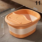 Foldaway Foot Soaking Tub With Massage Rollers