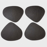 Teardrop Faux Leather Placemat for Easy Cleanup