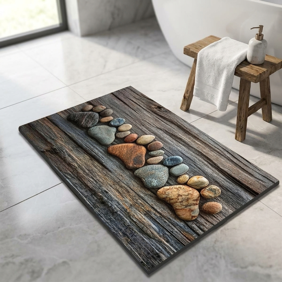 Mineral Bath Mat for Steady, Comfortable Steps