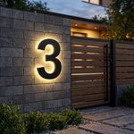 Personalized LED Address Numbers for Easy Visibility