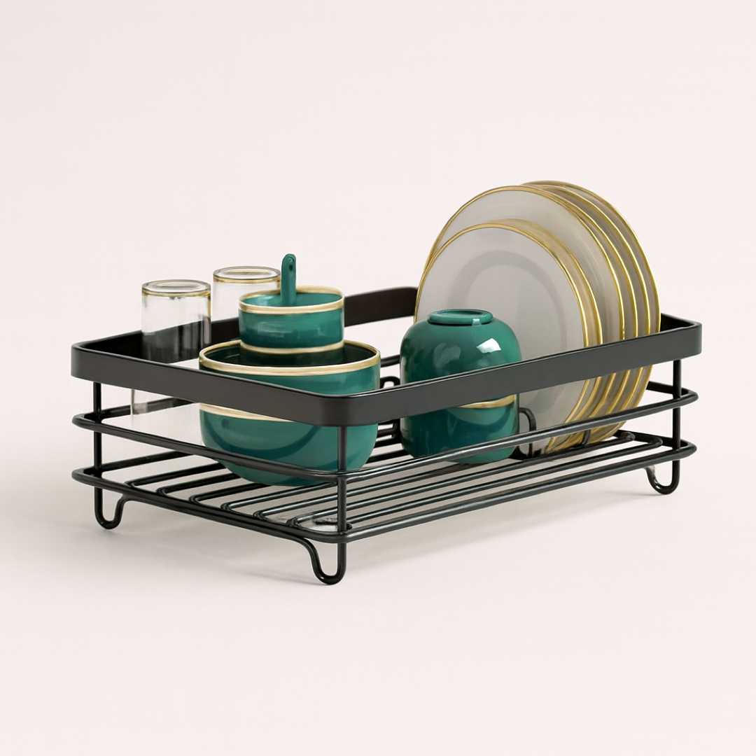 Collapsible Dish Drainer for Clutter-Free Counters