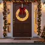 LED Christmas Wreath For A Warm Festive Glow