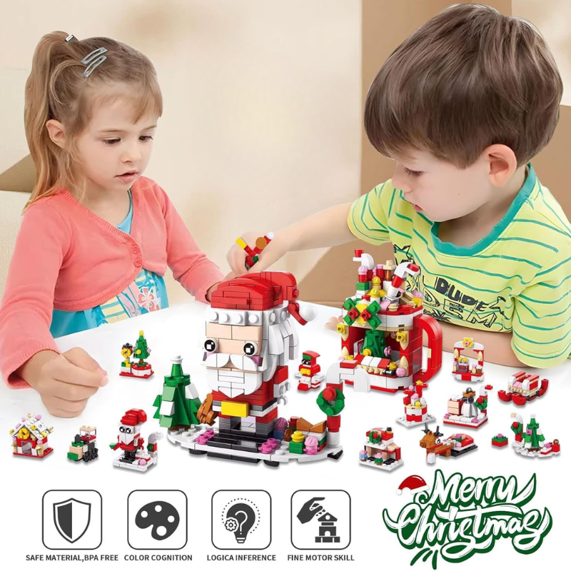 Advent Building Block Table For Festive Family Fun