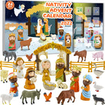 Nativity Advent Calendar For Family Countdown