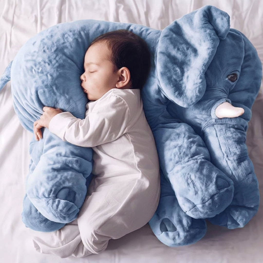Plush Elephant Pillow for Soothing Snuggles