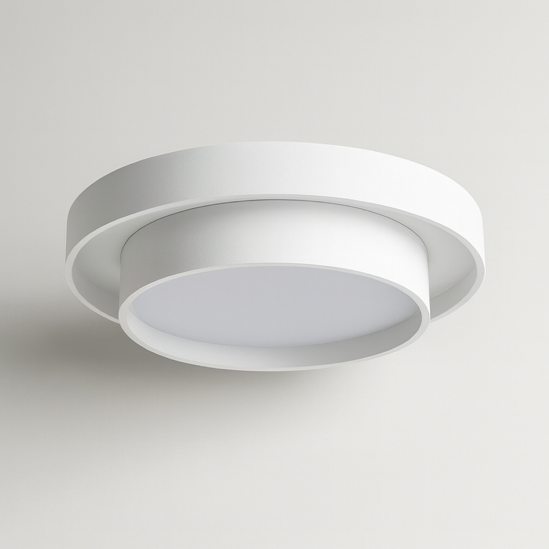 Double Ring LED Ceiling Light – Adjustable Ambiance