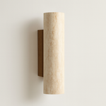 Travertine Wall Lamp for a Calming Glow