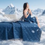 Dual-Sided Cooling Blanket for Restful Sleep