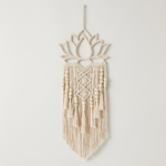 Lotus Macrame Tapestry for Cozy Bohemian Style