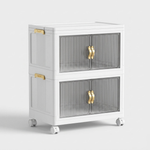 Clear-Front Storage Bins for Easy Access