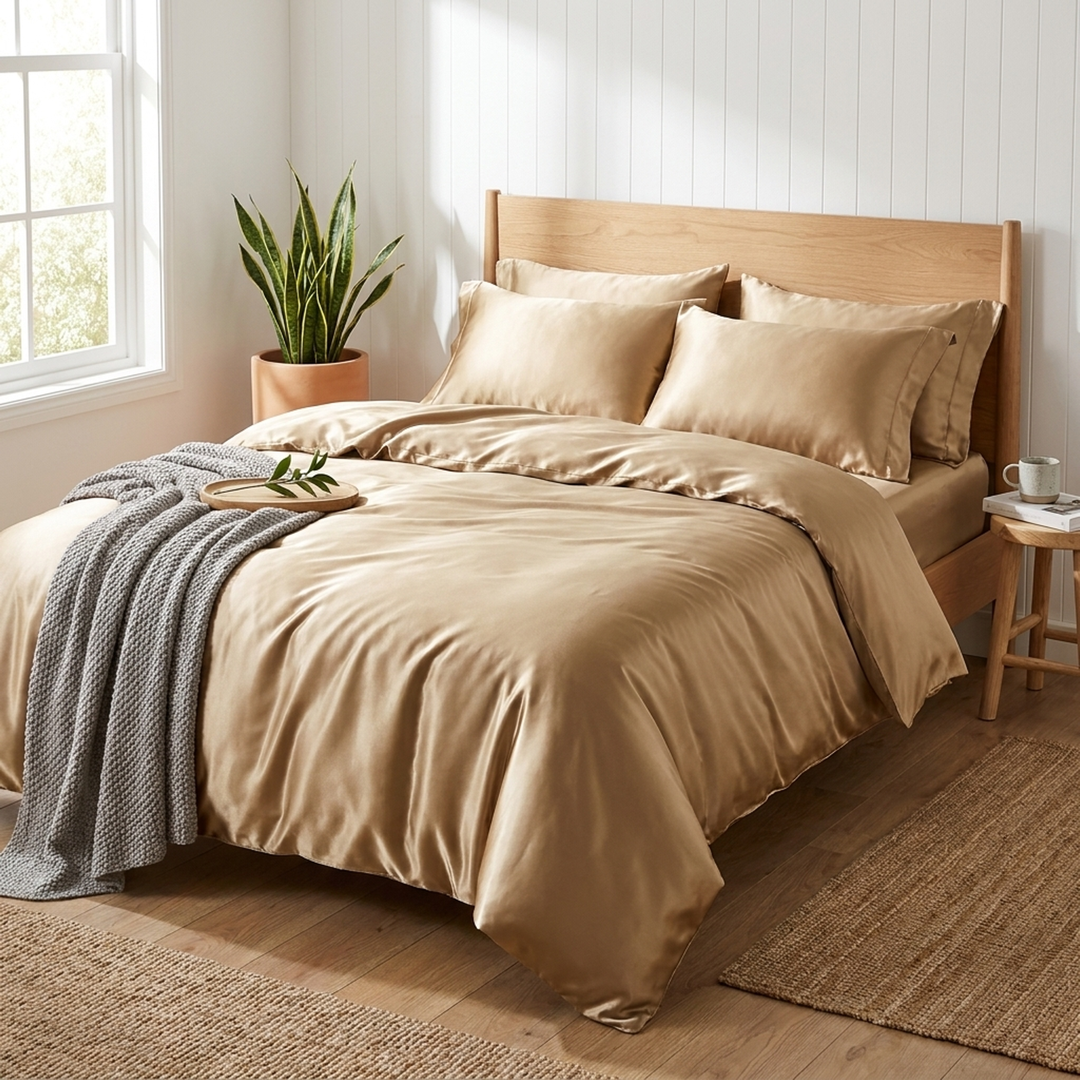 Silk Duvet Cover for Smoother Nights