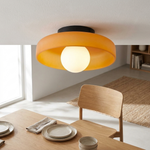 Sculptural Glass Ceiling Light – Saves Space
