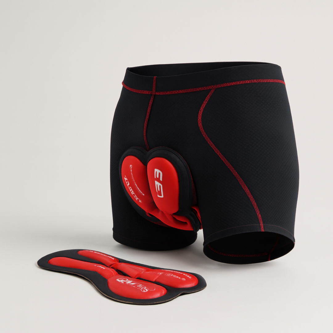 Gel-Cushioned Cycling Briefs for Smoother Rides