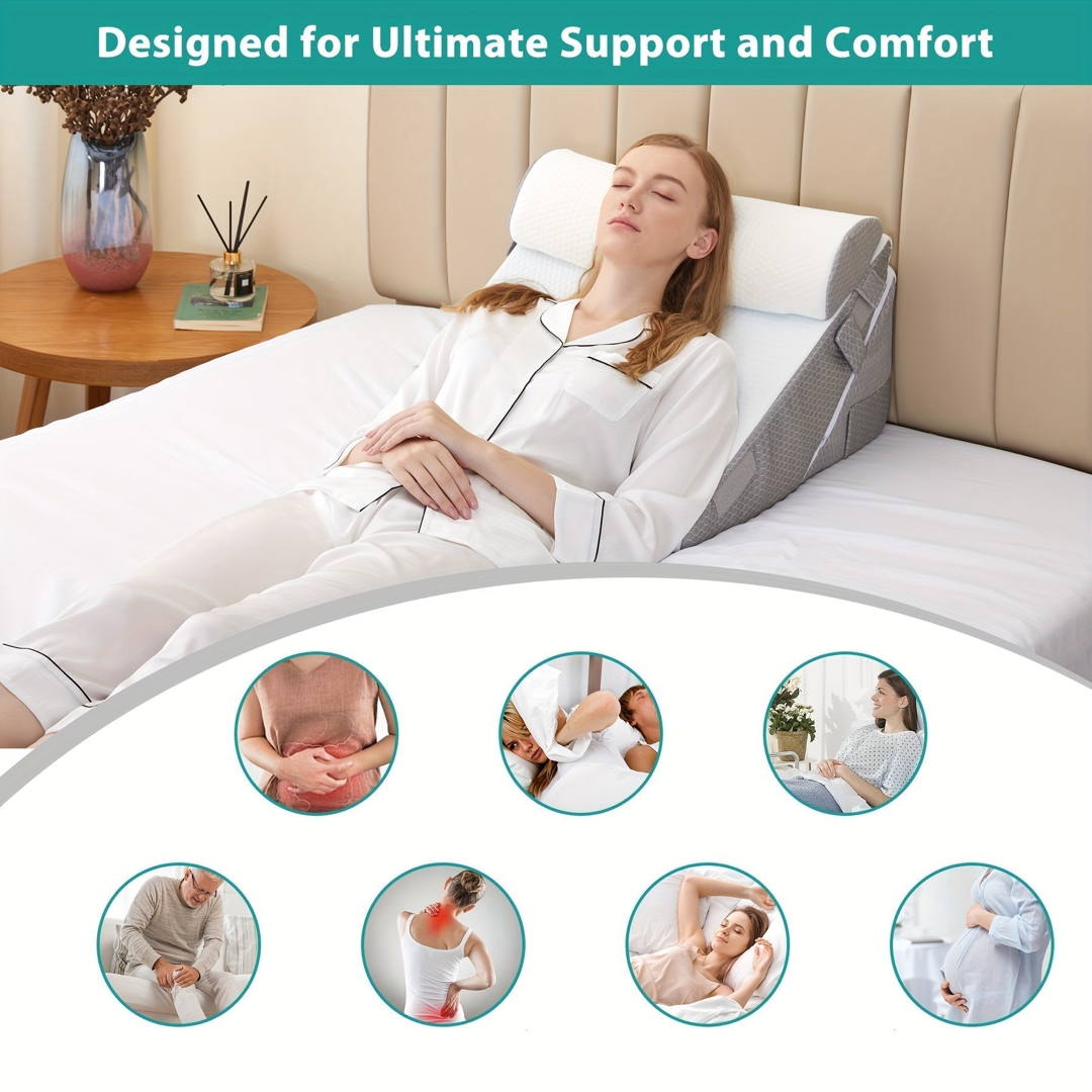 Adjustable Memory Foam Wedge for Better Rest