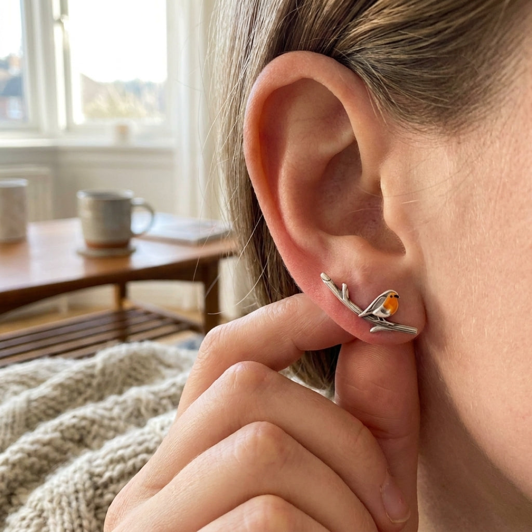 Golden Bird Earrings for All-Day Comfort