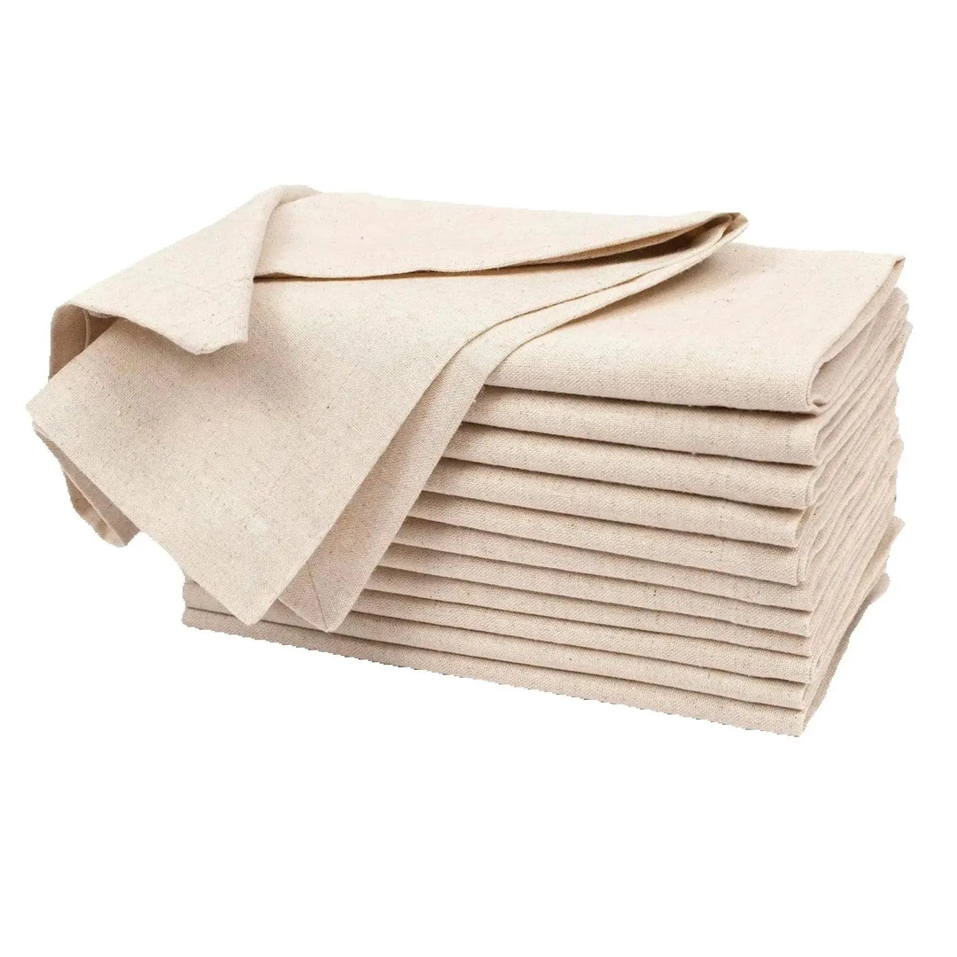 Linen Dinner Napkins for Effortless Hosting – Set of 12