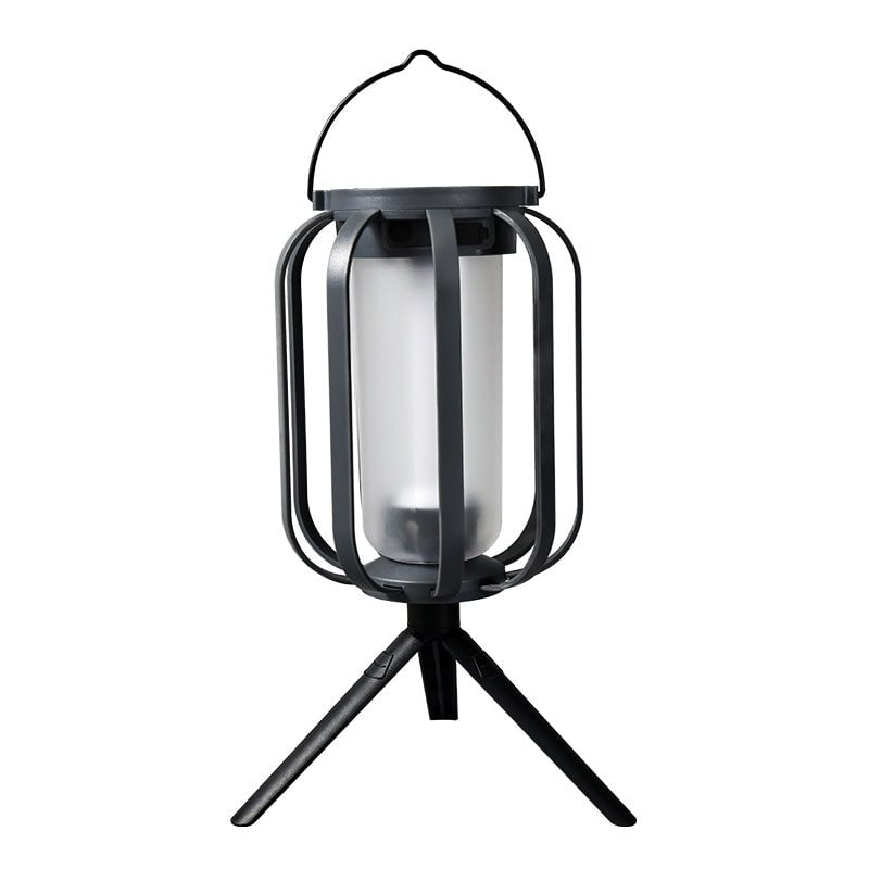 Dual-Flame Solar Lantern For Effortless Outdoor Glow