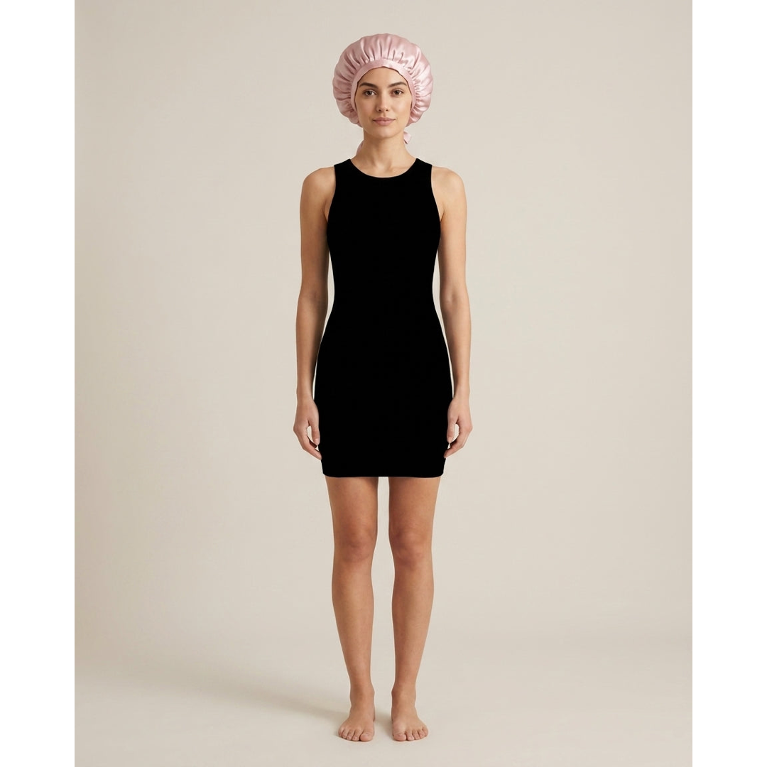 Adjustable Silk Sleep Bonnet for Healthier Hair