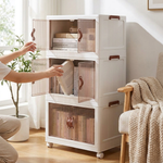 Clear-Front Storage Bins for Easy Access