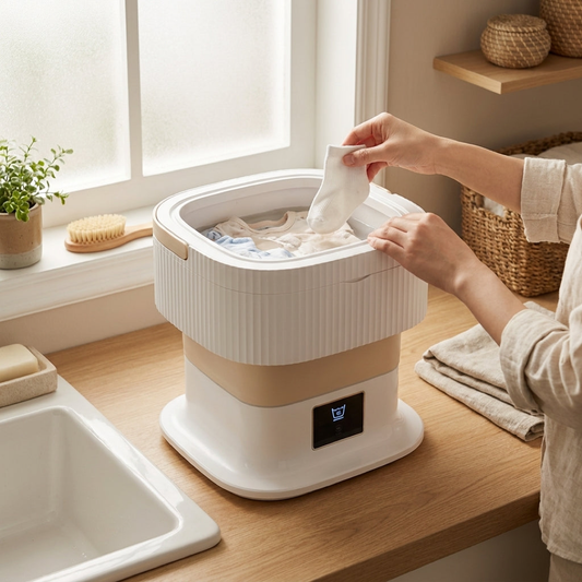Collapsible Mini Washer for Small Loads