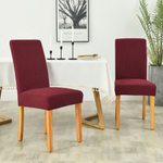 Stretch Velvet Chair Covers for a Tailored Fit