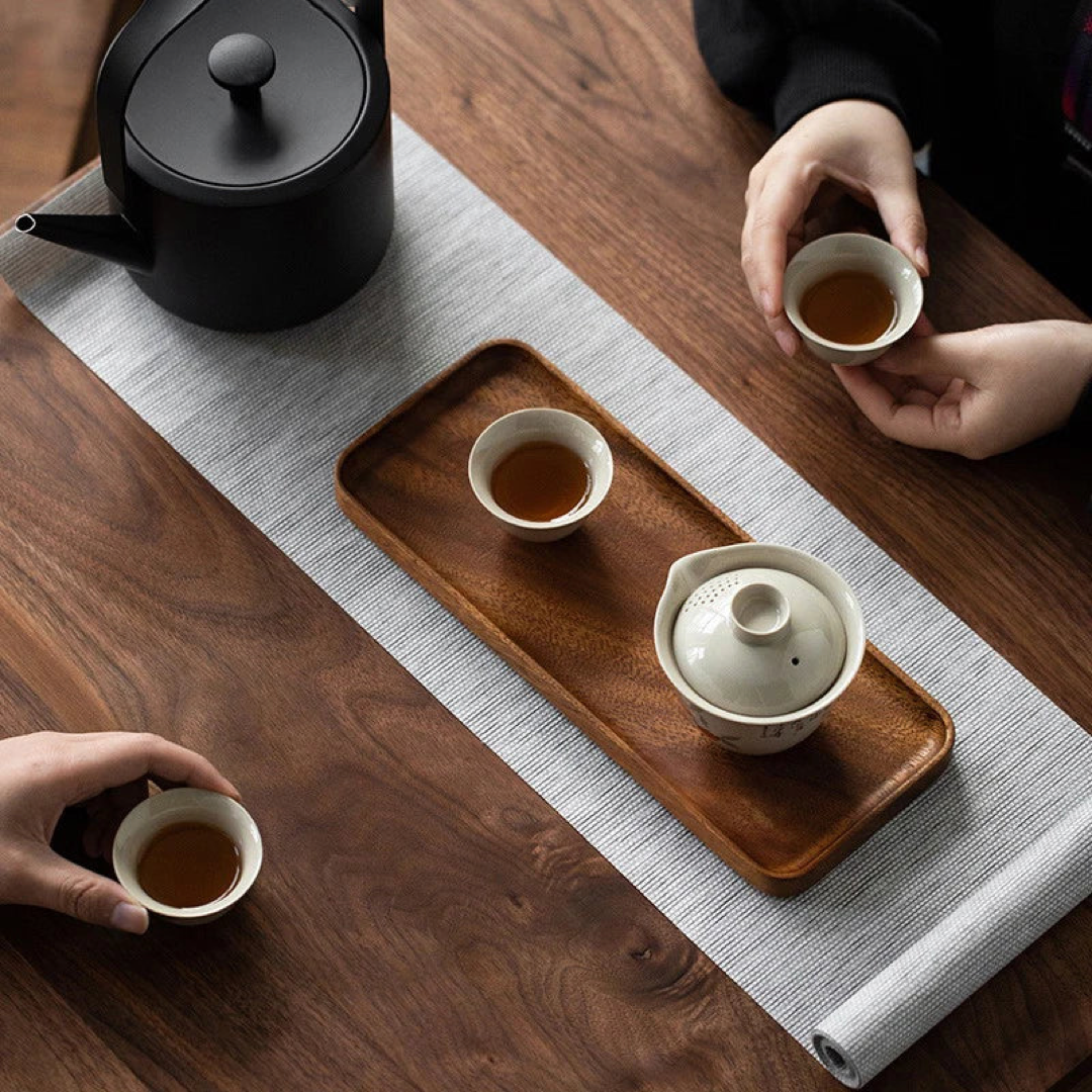 Artisan Wood Serving Tray for Effortless Styling