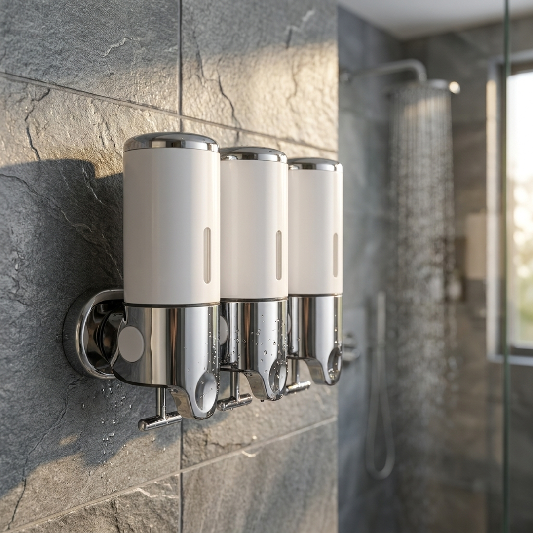 Wall-Mounted Soap Dispenser for Clutter-Free Sinks