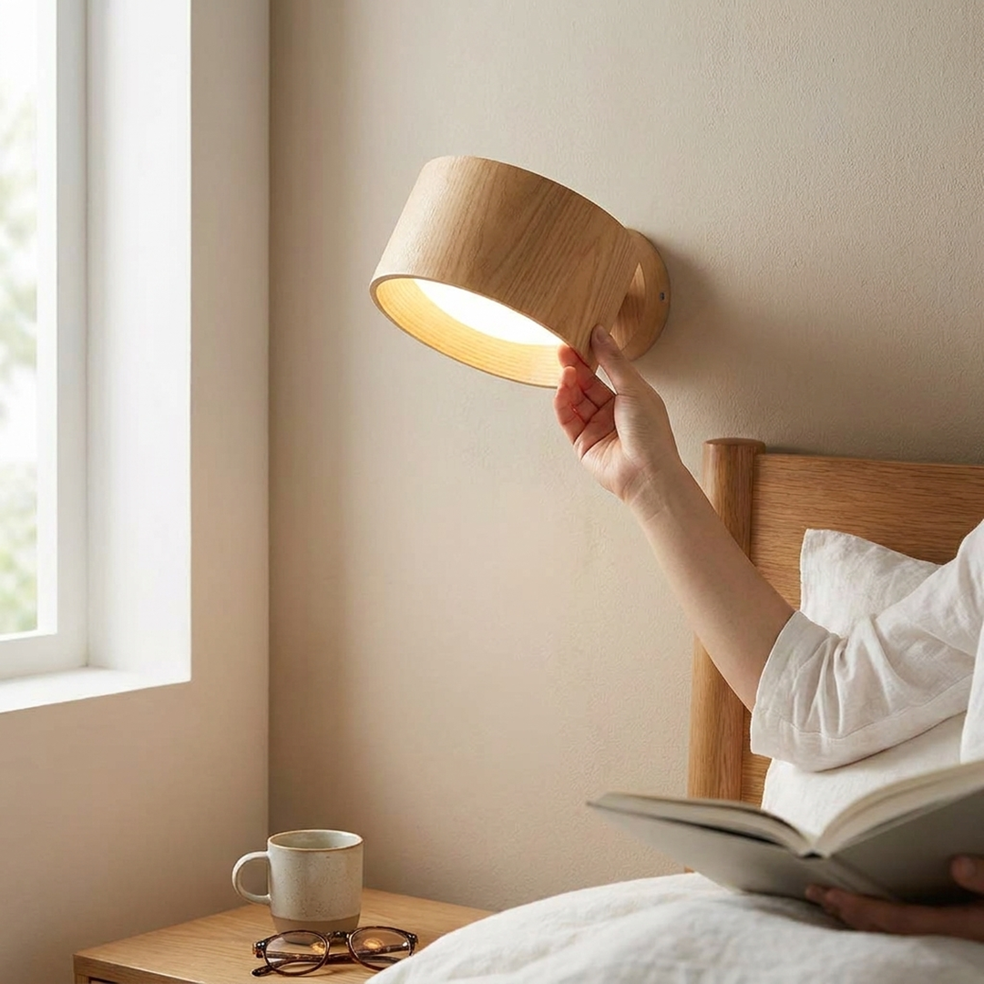 Nordic Cordless Wall Lamp – Warm Remote Lighting